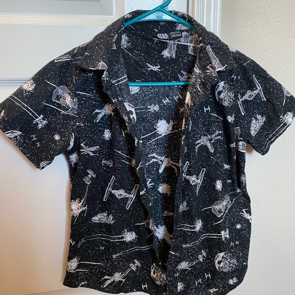 Star Wars Boys button up shirt